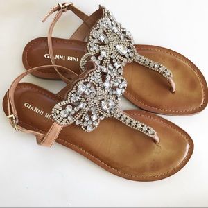 Gianni Bini Adorra Jeweled Chic Sandals